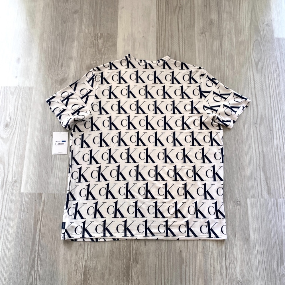 💖MEGA SALE💖Calvin Klein ONE PLUSH LOUGE Crew Neck Men T-Shirt White NM2135100 - Picture 3 of 5